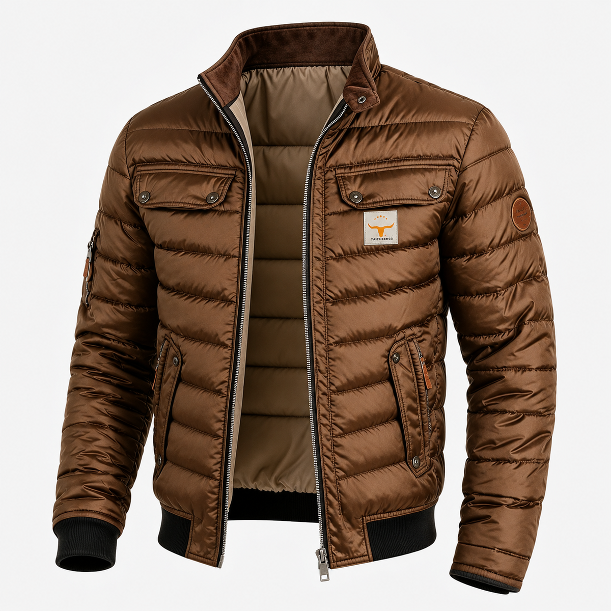 Chaqueta de Cuello Alto