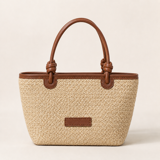 Riviera · Bolso Cesta de Rafia