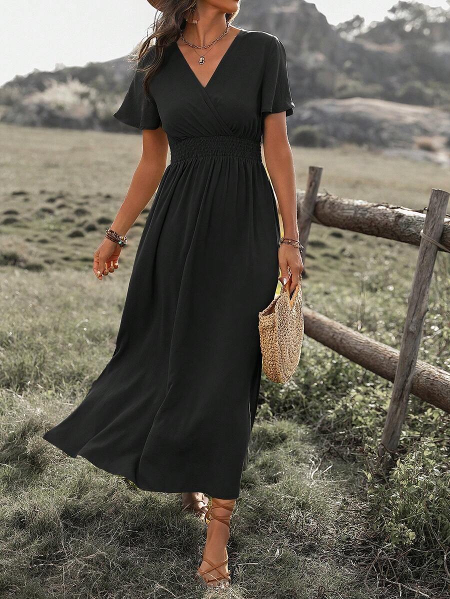 Odette | Vestido Maxi con Abertura Elegante