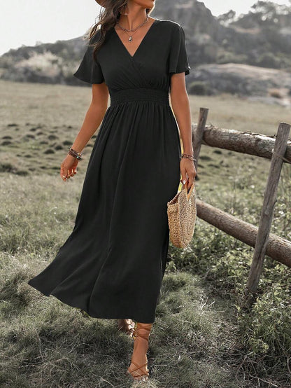 Odette | Vestido Maxi con Abertura Elegante
