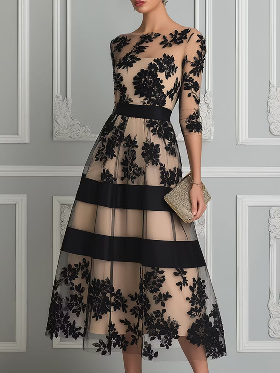Pizzo Negro | Vestido Blanca Alma