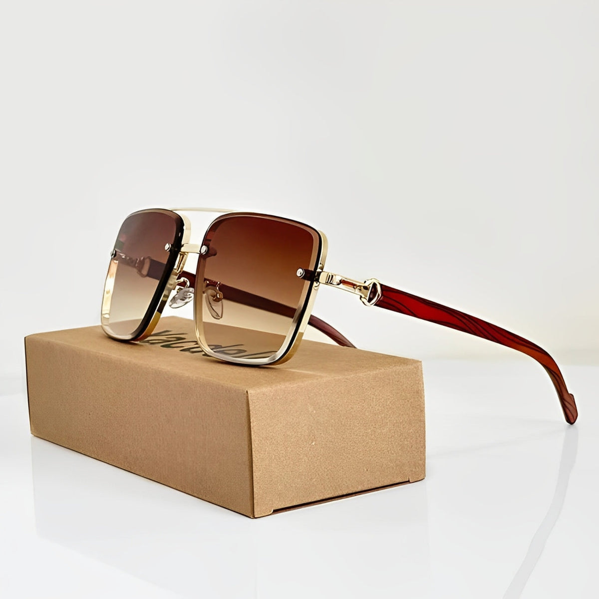 Gafas de Sol con Varillas de Madera