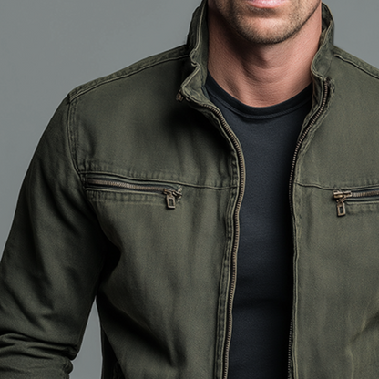Chaqueta Casual de Corte Recto
