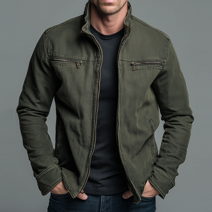 Chaqueta Casual de Corte Recto