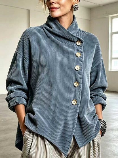Capuchina | Jersey de pana con cuello alto