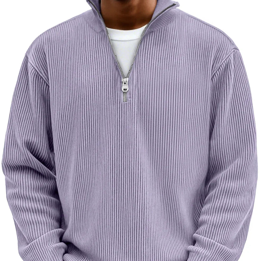 Jersey Moderno con Media Cremallera