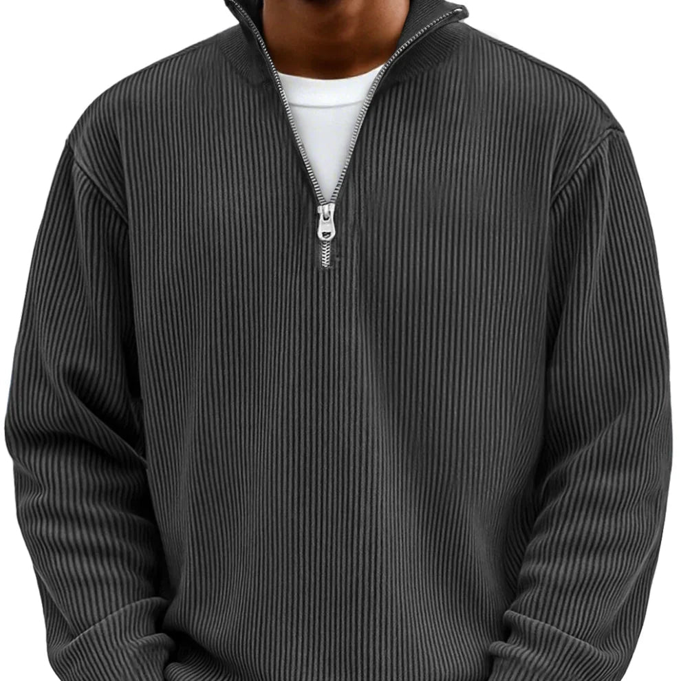 Jersey Moderno con Media Cremallera