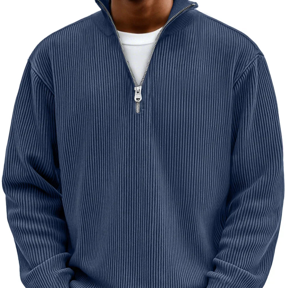 Jersey Moderno con Media Cremallera