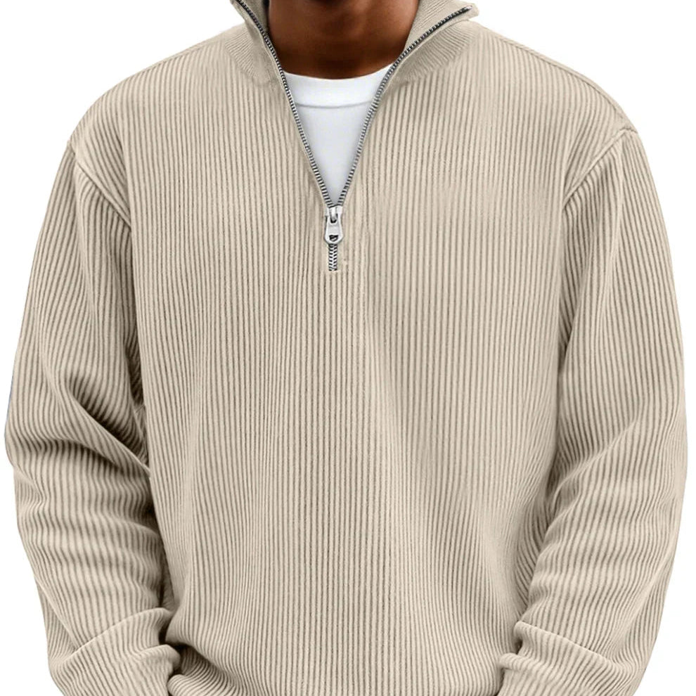 Jersey Moderno con Media Cremallera