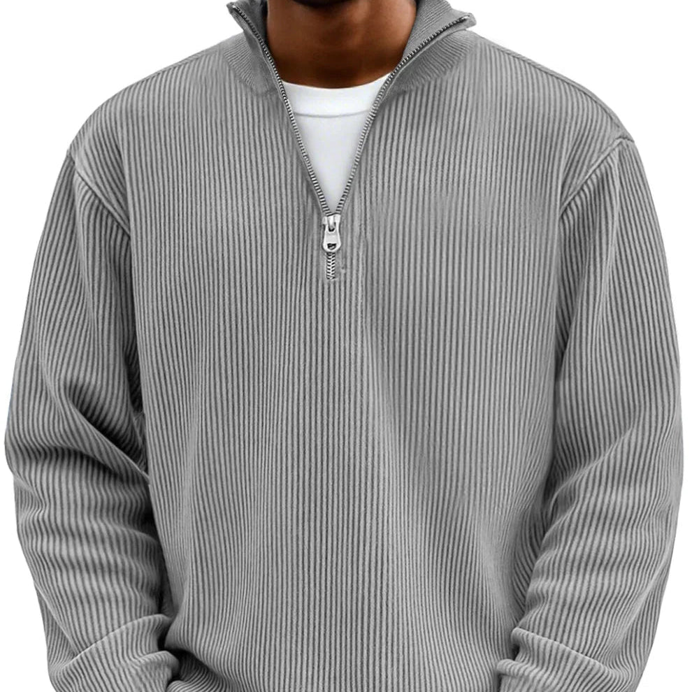 Jersey Moderno con Media Cremallera
