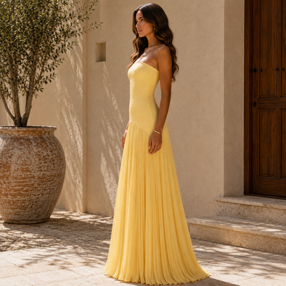 Vestido Almudena | Elegancia Sofisticada que Estiliza con Delicadeza