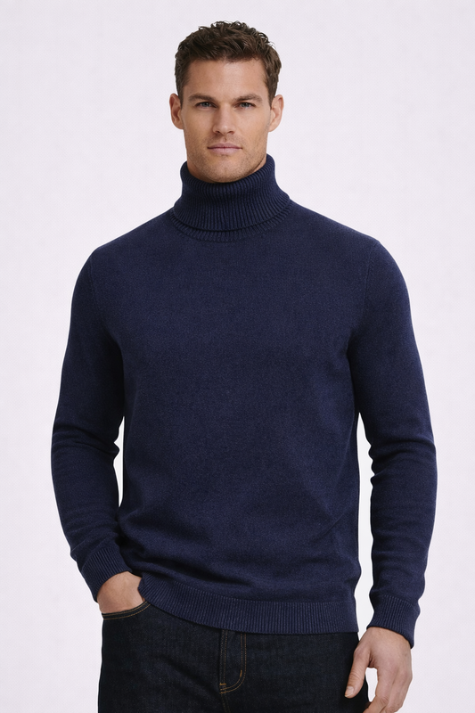 Jersey de Cuello Alto de Cachemira