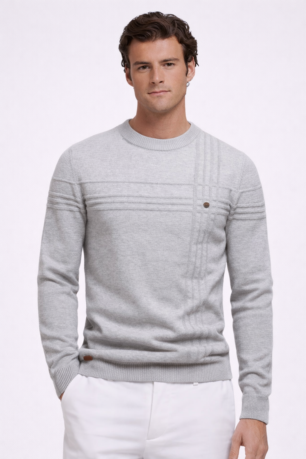 Jersey Elegante de Cuadros