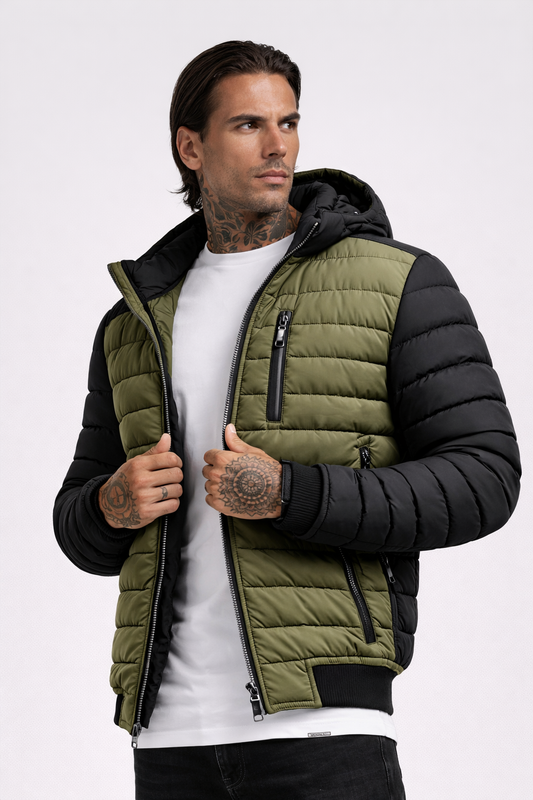 Chaqueta Acolchada con Cremallera