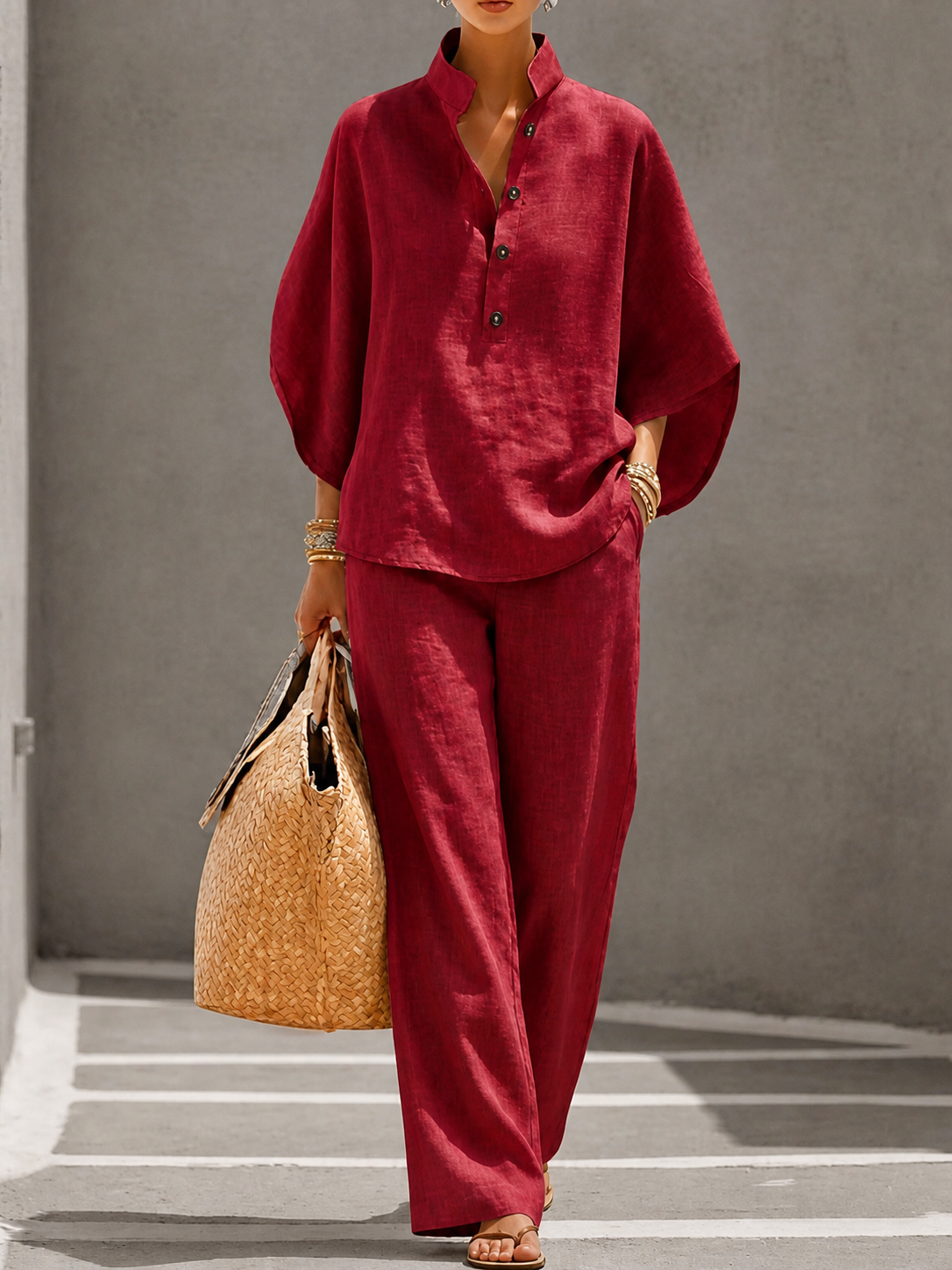 Ariel | Conjunto de Lino, Fluidez y Elegancia Natural