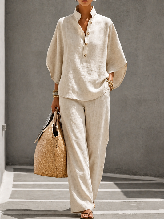 Ariel | Conjunto de Lino, Fluidez y Elegancia Natural