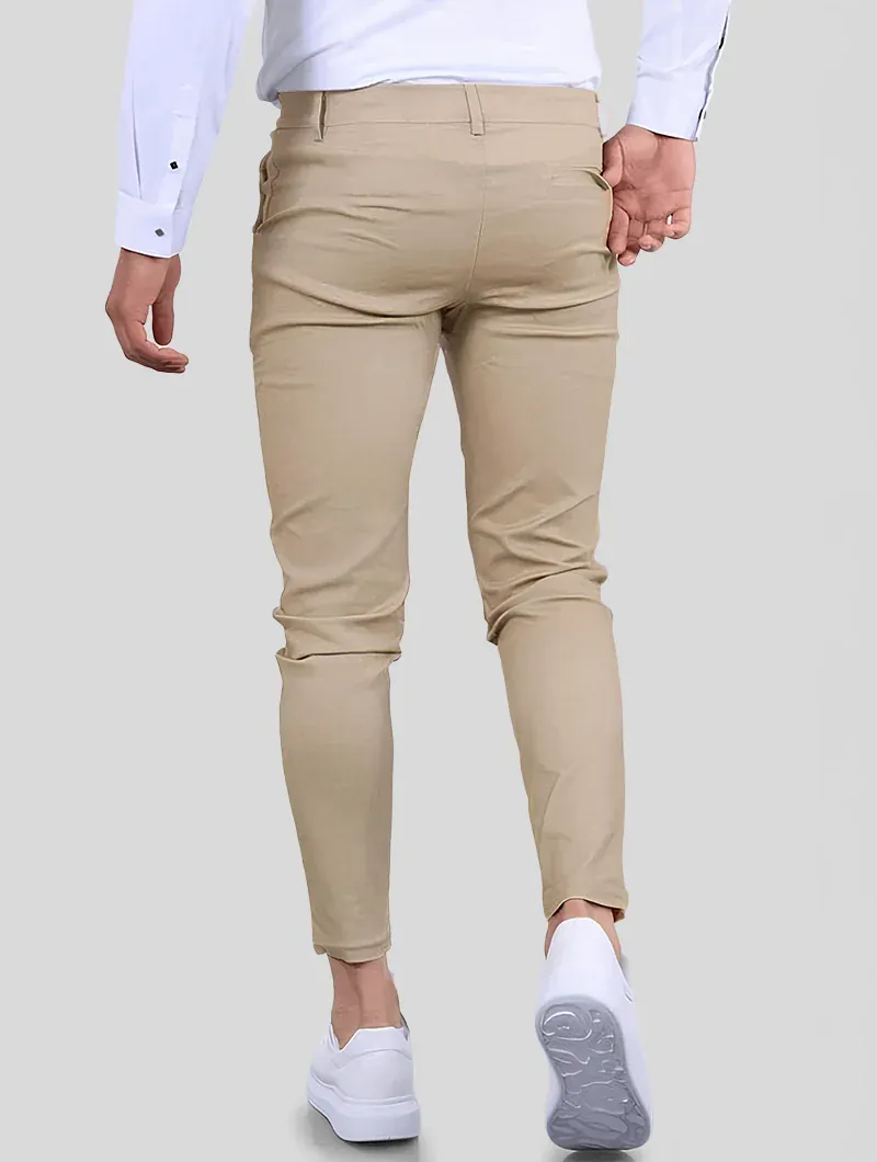 Pantalón Elástico Slim Fit