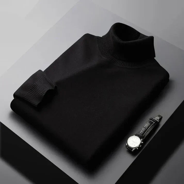 Jersey de Cuello Alto de Cachemira