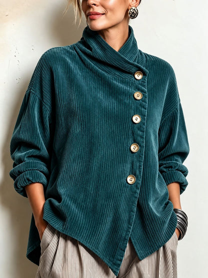 Capuchina | Jersey de pana con cuello alto