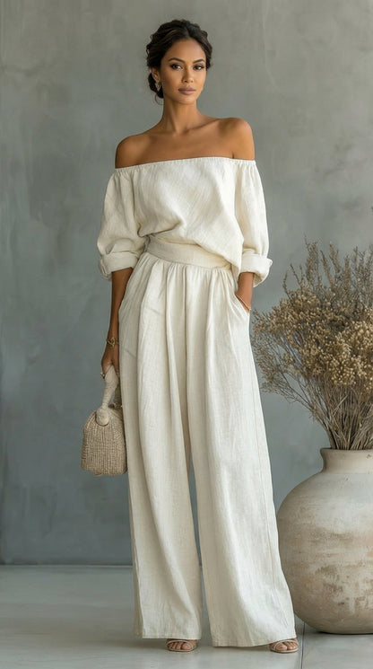 Arabella · Conjunto Efecto Lino Exclusivo para un Verano Elegante