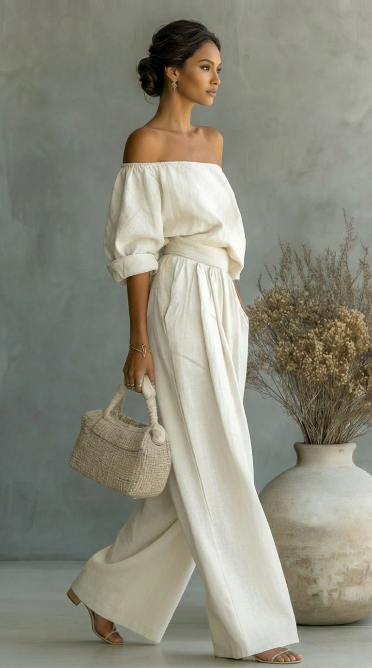Arabella · Conjunto Efecto Lino Exclusivo para un Verano Elegante