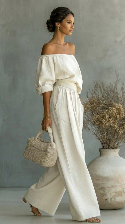 Arabella · Conjunto Efecto Lino Exclusivo para un Verano Elegante