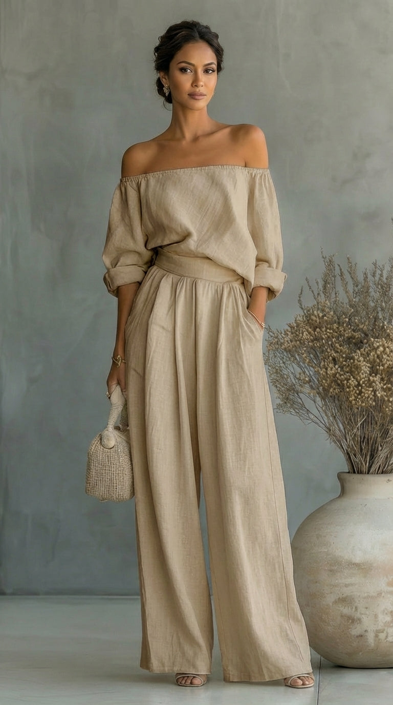 Arabella · Conjunto Efecto Lino Exclusivo para un Verano Elegante