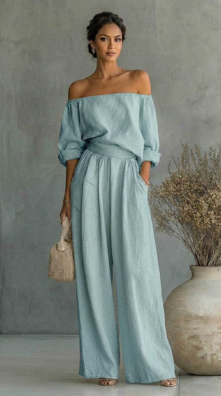 Arabella · Conjunto Efecto Lino Exclusivo para un Verano Elegante