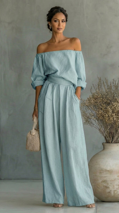 Arabella · Conjunto Efecto Lino Exclusivo para un Verano Elegante