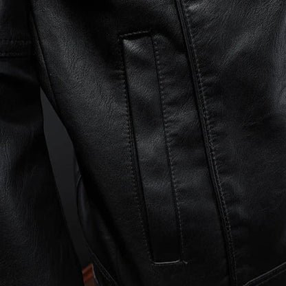 Marco - Chaqueta de cuero Negro