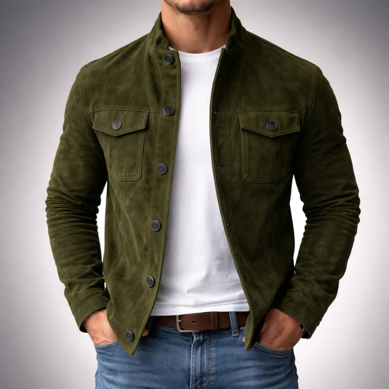 Chaqueta de Piel Sintética