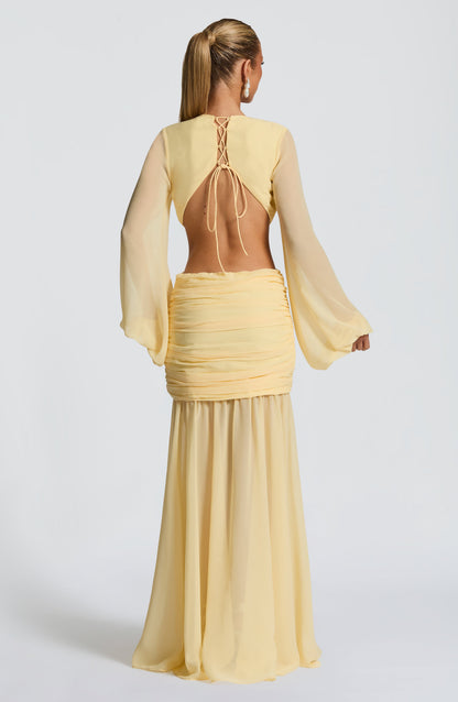 Vestido Maxi Marieta- Limon
