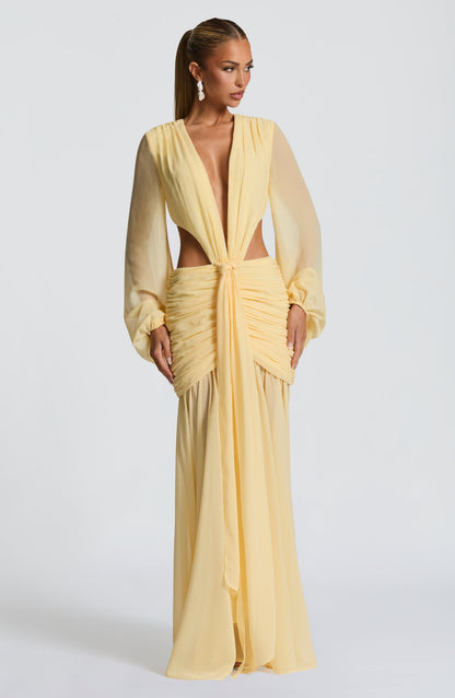 Vestido Maxi Marieta- Limon
