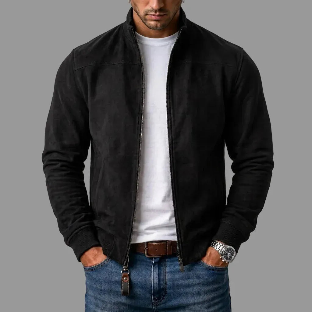 Chaqueta Bomber de Ante