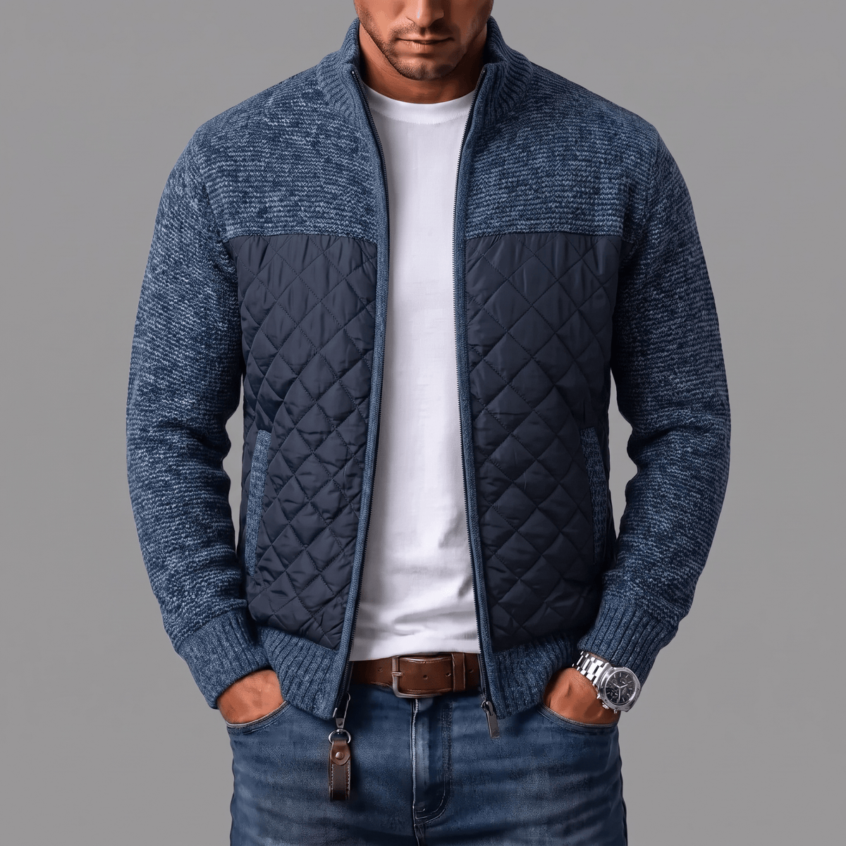 Chaqueta Laurent de Punto Acolchado
