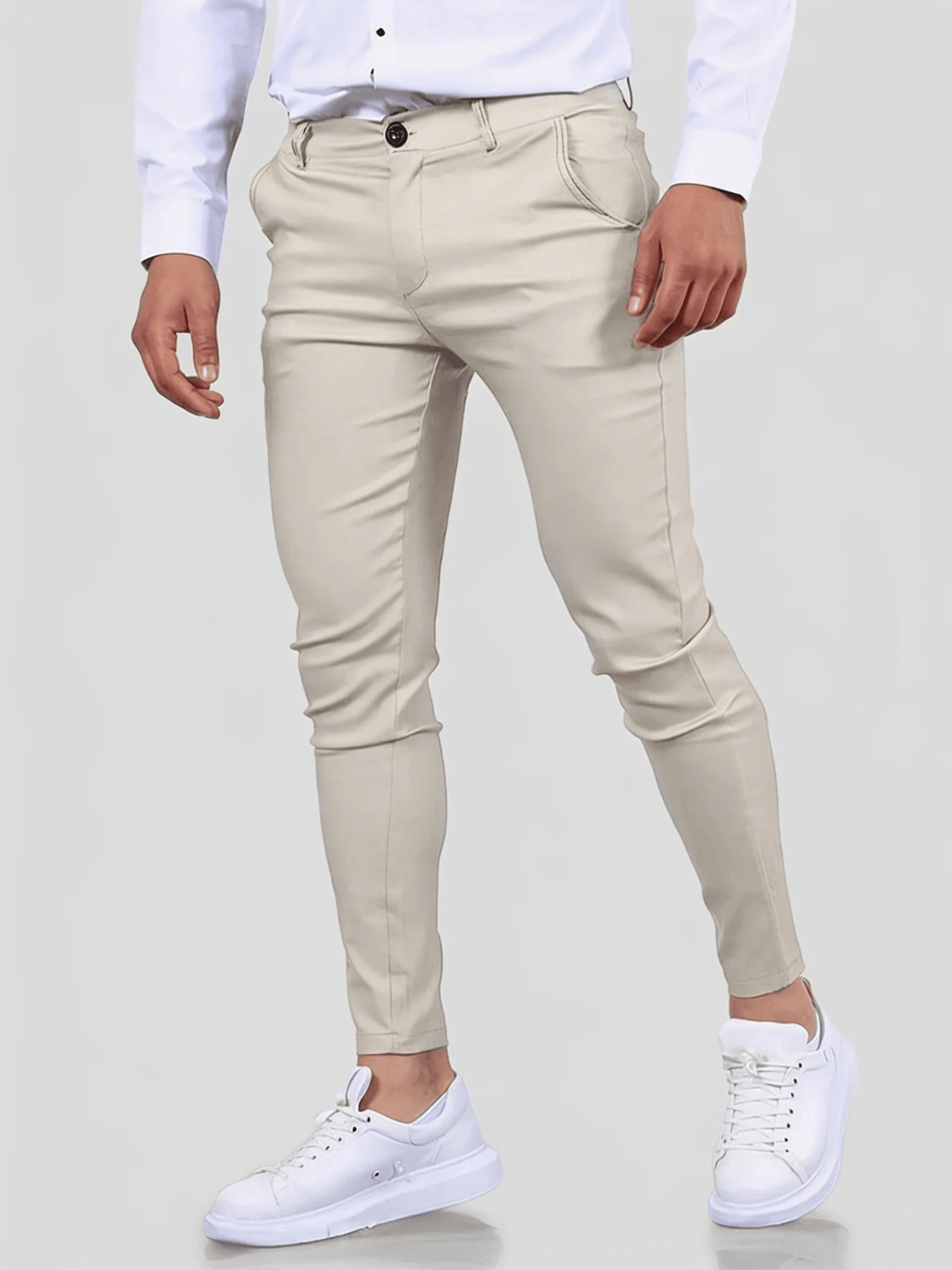 Pantalón Elástico Slim Fit