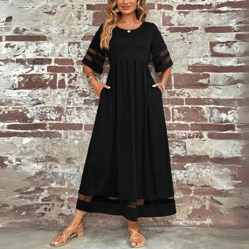 Cerelia | Vestido Midi Favorecedor que Estiliza el Vientre