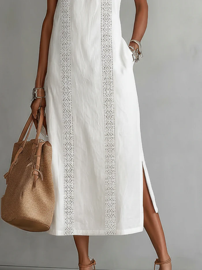 Maison Blanche — Vestido midi